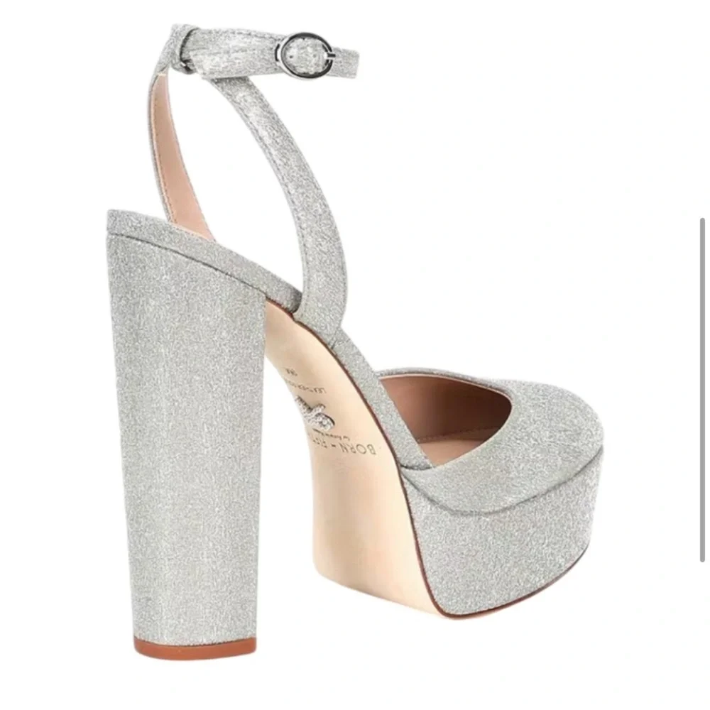 Antonio Melani x Born on Fifth Liv Platform Glitter Heels – Size 9.5